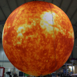 _Planetary inflatable_ Orange_red Moon inflatable 